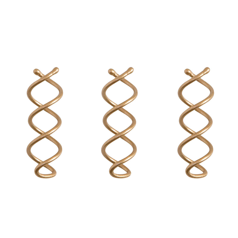 Goody Hair Spin Pin, - Mini Corkscrew Hair Pins for Fast Bun Provides All-Day Hold - Easy and Quick To Use - Pain-Free Hair Accessories for Women, Men, Boys, and Girls, 3 Count (Pack of 1) GOODY