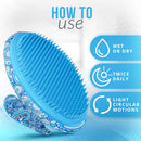 Exfoliating Brush, Ingrown Hair and Razor Bumps Treatment for Women, Keratosis Pilaris KP Body Exfoliator Brush for Bikini, Legs, Arms - Anti-Slip Solution by Dylonic Dylonic