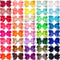 JOYOYO 6 Inch Big Large Hair Bows for Girls Multi-colored Grosgrain Ribbon Hair Bow With Alligator Clips Hair Accessories for Toddlers Kids Teens JOYOYO Store