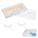Kare & Kind White False Eyelashes - Lightweight and Natural Looking Fake Extensions - Ideal for Cosplays, Masquerades, Costume Parties, Photoshoots - Easy to Apply -2 Pairs Kare & Kind
