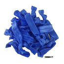 Hair Ties 20 Elastics Ponytail Holder Set No Crease Ribbon Bands (Blue) Kenz Laurenz Store