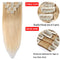 Clip in Human Hair Extensions 14 Inch 60g Thin Standard Weft 8 Pcs 18 Clips Soft Silky Straight Remy Hairpieces for Women Gift Beauty