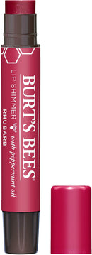 Burt's Bees 100% Natural Moisturizing Lip Shimmer, Rhubarb - 1 Tube Burt's Bees