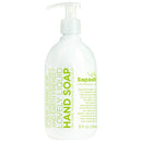 Sapadilla Rosemary + Peppermint Biodegradable Liquid Hand Soap Pump, 12 Ounce, (Pack of 1) Sapadilla