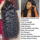 Brazilian Water Wave Human Hair Wig Virgin Hair Glueless Lace Front Wigs Pre Plucked Full End Lace Wig Unprocessed Human Hair Deep Curly Wigs for Black Women Remy Hair Wigs ouchuang