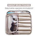 Travel Makeup Bag Large Cosmetic Bag Makeup Case Organizer for Women and Girls (A-Black) Narwey