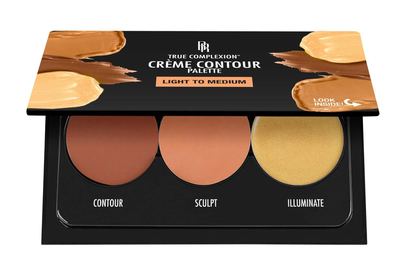 Black Radiance True Complexion Creme Contour Palette, Light to Medium, 7.5 Gram Black Radiance