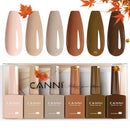 CANNI 6Pcs 9ml Hema-Free Nail Dehydrator Primer, Base Coat Reinforce Diamond Gel Top Coat and Matte Top Coat Gel Nail Polish Set, Soak Off LED Nail Gel Polish Set Nail Art Starter Manicure Salon Infinity Warehouse