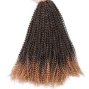 7 Packs Passion Twist Hair 22 Inch Water Wave Synthetic Braids for Passion Twist Crochet Braiding Hair Goddess Locs Long Bohemian Curl Hair Extensions (22Strands/Pack, T27