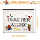 3 Pieces Teacher Survival Kit Makeup Bags Travel Cases Teacher Supplies for Classroom Personalized Cosmetic Cases Teacher Appreciation Gifts for Women Boao Store