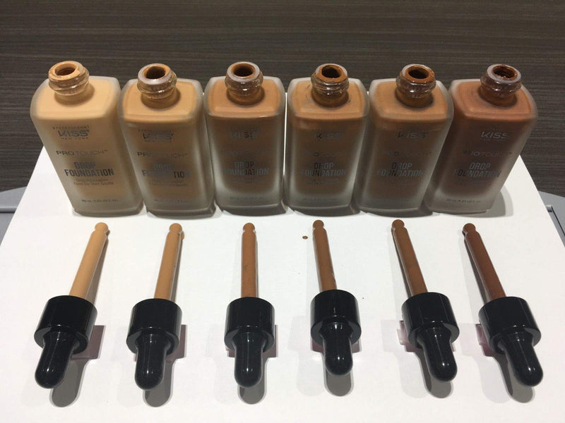 Kiss NY Professional PRO TOUCH Drop Foundation KPDF340 (Caramel) KISS