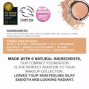 bellapierre 5-in-1 Compact Mineral Foundation SPF 15 | All-Natural Vegan & Cruelty Free Full Coverage Concealer | Hypoallergenic & Safe for All Skin Types | Oil & Talc Free - 0.35 Oz Chocolate Truffle bellapierre