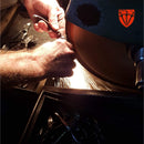 3 Swords Germany - brand quality 6 piece manicure pedicure grooming kit set for professional finger & toe nail care scissors clipper genuine leather case in gift box, Made in Solingen Germany (13907) 3 Swords Germany