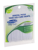DenTek Deep Clean Bristle Picks | Removes Food & Plaque | 100 Count DenTek