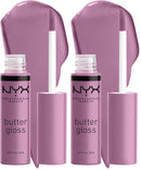 NYX PROFESSIONAL MAKEUP Butter Gloss, Non-Sticky Lip Gloss - Devil's Food Cake (Deep Plum) Infinity Warehouse