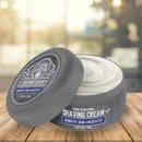 Luxury Shaving Cream for Sensitive Skin- Unscented - Soft, Smooth & Silky Shaving Soap - Rich Lather for the Smoothest Shave - 5.3oz Viking Revolution Store