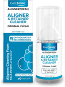 EverSmile AlignerFresh Enamel Guard Fluoride Foam – Aligner & Retainer Cleaner/Whitener with Enamel Protection – Strengthens, Protects & Whitens Teeth, Eliminates Bacteria – Fresh Mint, 1 Pack (50ml) Infinity Warehouse