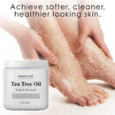 Majestic Pure Himalayan Body Scrub and Tea Tree Scrub Bundle – Body and Foot Scrub Combo set MAJESTIC PURE