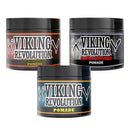 Viking Revolution Pomade for Men – Style & Finish Your Hair - Firm Strong Hold & High Shine for Men’s Styling Support - Water Based Male Grooming Product is Easy to Wash Out, 4oz (Mix-Firm,Extreme,Matte, 3 Pack) Viking Revolution
