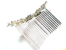 Faship Gorgeous Blue Rhinestone Crystal Floral Hair Comb Faship