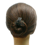 Bella Set of 2 Metal Jaw Clips Claw Clips Hair Styling Tool U86420-1521-2BlkOffWht Bella