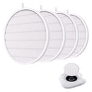MelodySusie Nail Dust Collector Replacement Filter 4 Pack, Reusable Dust Filter for MelosySusie Nail Dust Collector Vacuum Fan Dust Collector Extractor Electric Dust Suction Machine MelodySusie