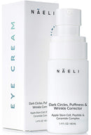 Eye Cream for Dark Circles, Puffiness & Wrinkles with Anti Aging Apple Stem Cell & Peptide Complex - Reduces Fine Lines, Diminishes Bags & Restores Under Eye, 1.4 oz. NAELI Store