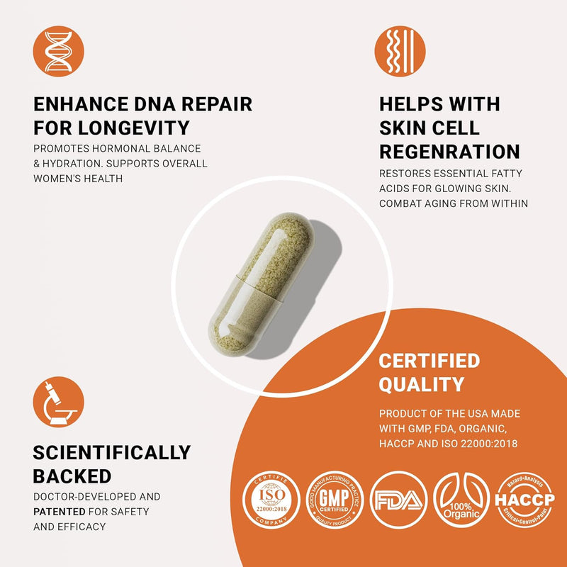 NAD HER NAD Supplement Nicotinamide Riboside Wellness Formula, Help Restore NAD Levels, Anti-Ageing Supports Rejuvenating Skin Cells, NAD Supplement for Women, Non-GMO, 90 Capsules Infinity Warehouse