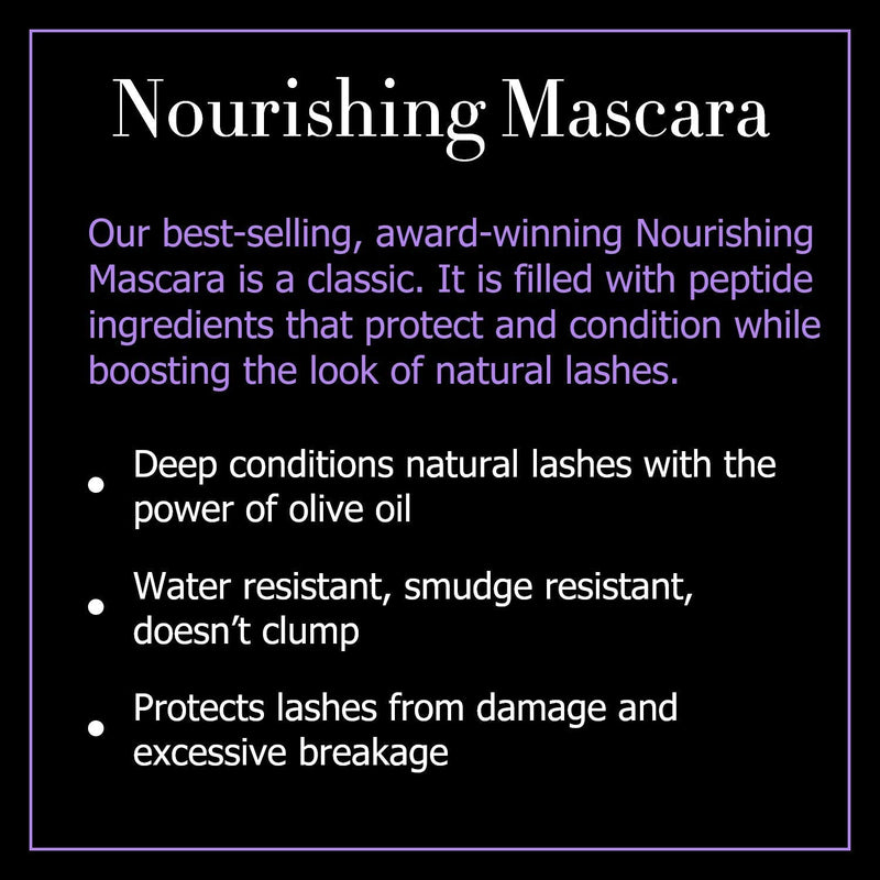 Babe Lash Enriching Mascara - Smudge Proof, Long Lasting & No Clump Formula Infused with Peptides & Herbal Extracts, Defining and Moisturizing, Black Babe Lash