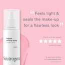 Neutrogena Healthy Skin Radiant Makeup Setting Spray, Long-Lasting, Formulated with Antioxidants & Peptides Weightless Face Setting Mist for Healthy Looking, Glowing Skin, 3.4 fl. oz Neutrogena