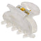 Camila Paris CP3071 French Hair Clips for Women, Handmade, White, Small, Girls Hair Claw Clips Jaw, Durable Styling Hair Accessories for Women, Strong Hold No Slip Grip, Made in France Camila