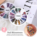 Nail Pen Designer, Teenitor Stamp Nail Art Tool with 15pcs Nail Painting Brushes, Nail Dotting Tool, Nail Foil, Manicure Tape, Color Rhinestones for Nails Teenitor