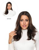 ROSEBUD Clip in Hair Extensions REMY Human Hair 8Pcs 18 Clips 65g/Set 14 Inch Rose bud