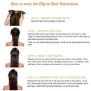 S-noilite Clip in Human Hair Extensions 100% Real Remy Thick True Double Weft Full Head 8 Pieces 18 clips Straight silky (14 inch - 120g,Dark Blonde (