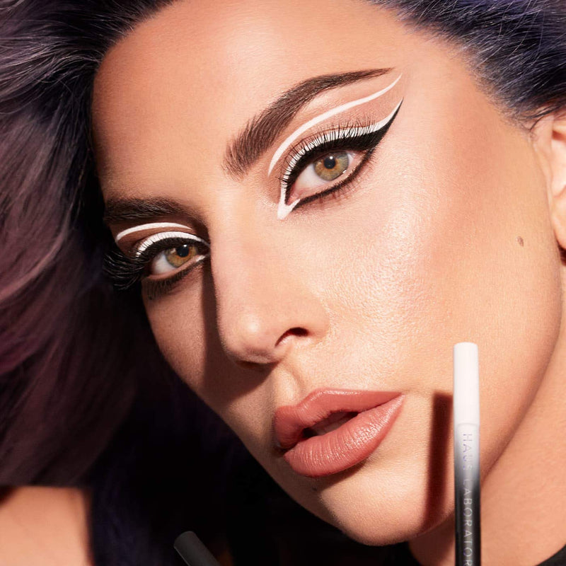 HAUS LABORATORIES by Lady Gaga: EYE-DENTIFY GEL PENCIL | KOHL EYELINER, Waterproof Gel Pencil or Smokey Kohl Eyeliner, Creamy and Sharpenable Tip, Available in Black & More Shades,Vegan & Cruelty-Free martinandmark.com