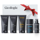 Geologie Complete Skincare Set for Men & Women | 3-Month Simple & Effective Daily Clear Skin Routine | Acne, Oily Skin, Dark Spots | Face Wash 2-Pack, Retinol Face Cream, SPF15 Moisturizer & Eye Cream Infinity Warehouse