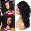Pizazz Curly Lace Front Wigs Human Hair 180% Density Brazilian Human Hair wigs for Black Women Pre Plucked Natural Hairline Wigs with Baby Hair (16'', Curly Wig) Pizazz