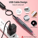 MelodySusie Electric Nail Drill, Portable Electric Nail Drill Machine for Acrylic Gel Nails, Professional Efile E File Manicure Pedicure Polishing Shape Tools for Home Salon Use, Grey MelodySusie