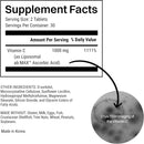 Haroutine Liposomal Vitamin C 1000mg Tablets – High Absorption Immune & Antioxidant Support – Supplement for Skin & Wellness – 60 Tablets, 30 Servings Infinity Warehouse