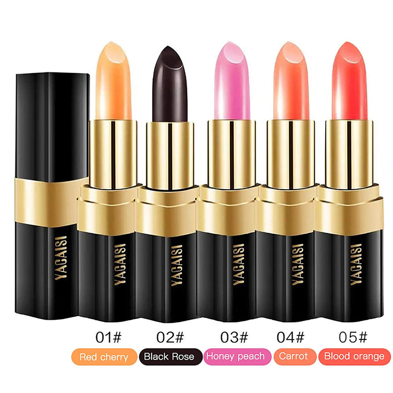 Lip Balm Lipstick, Raibaubl Lip Stain Long Lasting Waterproof, Long Lasting Nutritious Lip Balm Lips Moisturizer Lipstick For Women(Black rose) Raibaubl