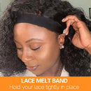 5PCS Edge Band for Wigs, Elastic Bands for Wig, Edge Scarf for Hair with Hair Edge Brush for Your Baby Hair, Non Slip Hair Wrap Elastic Headband Edge Laying Band For Baby Hair Closure Frontal Wigs LEEONS Store
