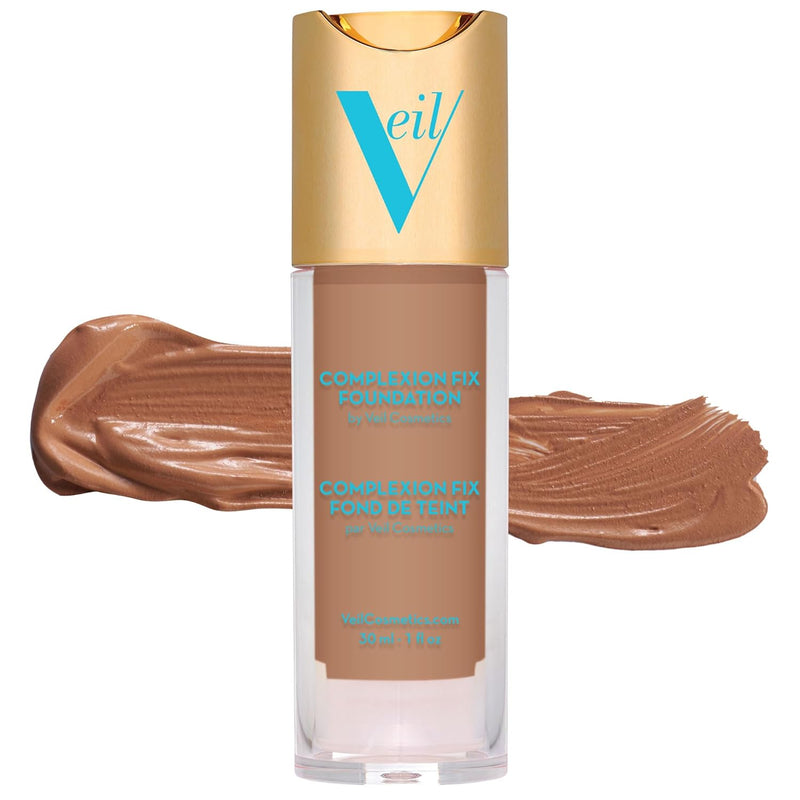 Veil Cosmetics Complexion Fix Liquid Foundation – Buildable Coverage – Water-Resistant, Hypoallergenic, Oil-Free, Cruelty-Free & Vegan – Lightweight & Brightening – Long Lasting (2N Light Neutral) Infinity Warehouse