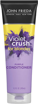 John Frieda Violet Crush Purple Conditioner, Conditioner for Brassy Blonde Hair, with Violet Pigments, 8.3 Ounce John Frieda Store