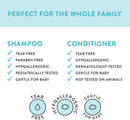 The Honest Company Truly Calming Lavender Shampoo Body Wash + Conditioner Bundle, Lavender HONEST