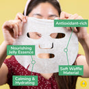 FaceTory Dream Garden Chamomile Waffle Sheet Mask (Pack of 5)- Jelly Essence, Hydrating, Soothing, Nourishing FACETORY