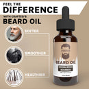 Best Beard Oil for men – Crafted Beard Oil Conditioner - Sandalwood Bourbon Scent – All Natural Beard Oil and Mustache Oil – Quick Absorption – Made in the USA (SB) Crafted Dukes Beard