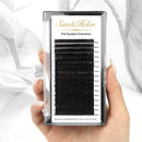 Sam&Helen Ellipse Eyelash Extensions Supplies,16 Rows Flat Lash Extension,Mink Individual lashes 0.15mm CC Curl Mixed 8-11mm Black Matte Individual Eyelashes Extension,Salon Use Sam&Helen Store