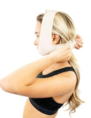 Compression Facial Mask, Post Surgery Neck Compression Garment, – Neck Wrap or Chin & Neck Lift Mask for Neck Surgery, Facial Surgery, Face Lift, Chin Lift, Oral Maxillofacial Surgery & More (S330) ContourMD