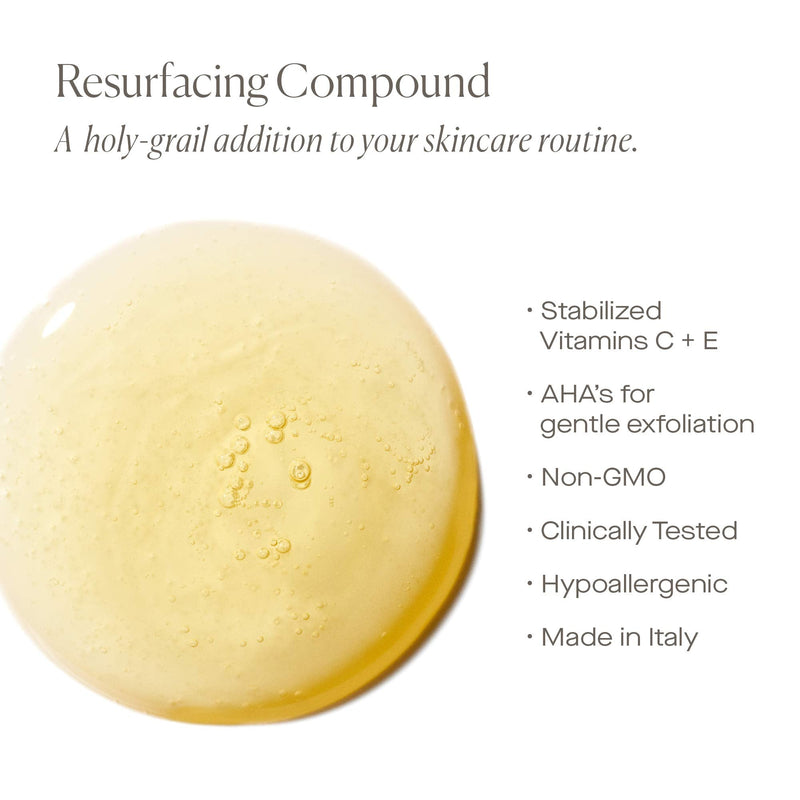 U Beauty Resurfacing Compound Serum with Vitamin C & E | Natural Facial Serum Best for Anti-Aging, Acne, Dry Skin, Wrinkles - 50 ml / 1.7 fl.oz U Beauty Store