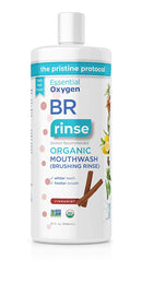 Essential Oxygen BR Certified Organic Brushing Rinse, All Natural Mouthwash for Whiter Teeth, Refill, White, Cinnamint, 32 Ounce (Pack of 1) Essential Oxygen Store